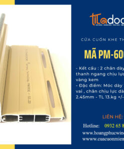 Cửa Cuốn Titadoor PM-600SE